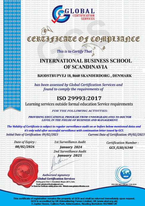 chứng nhận iso từ gcs