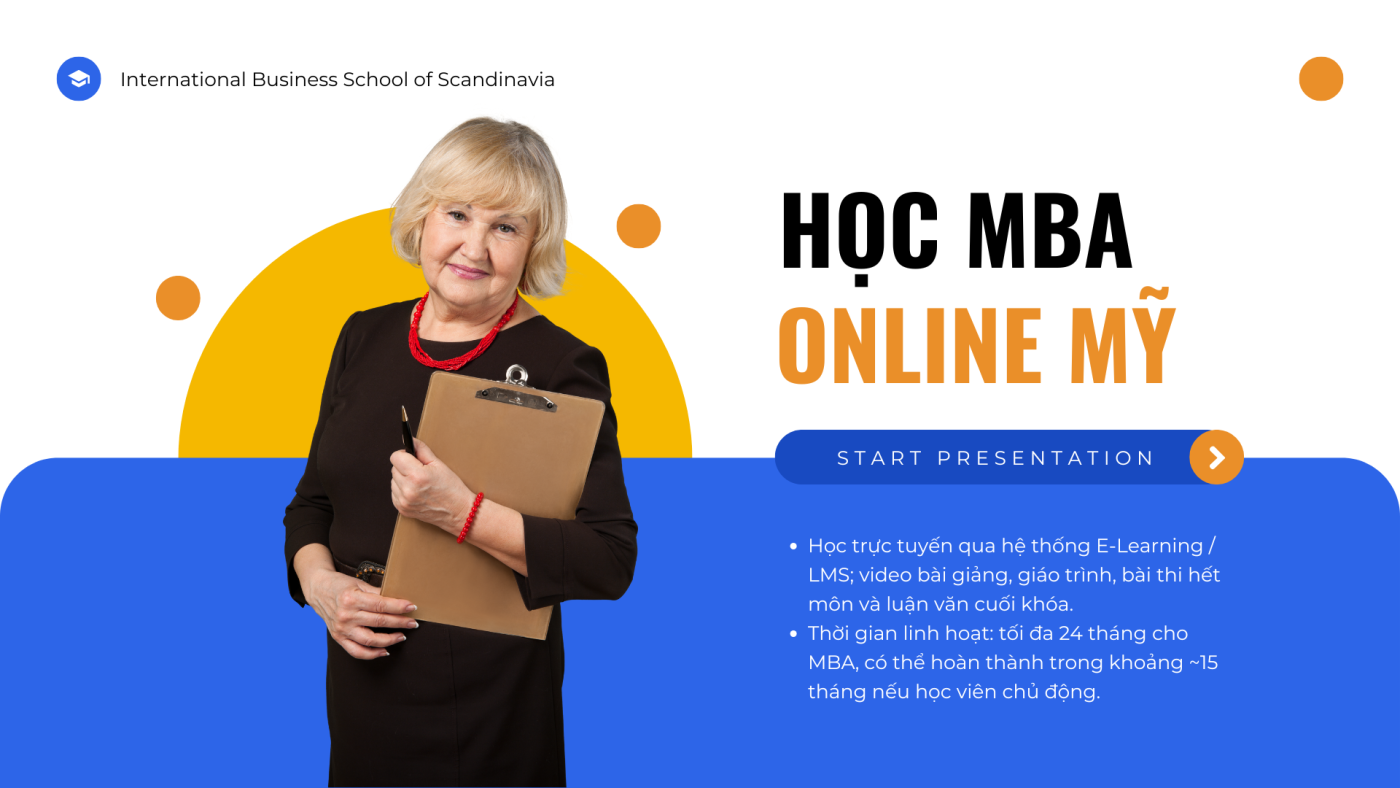 Học MBA online Mỹ